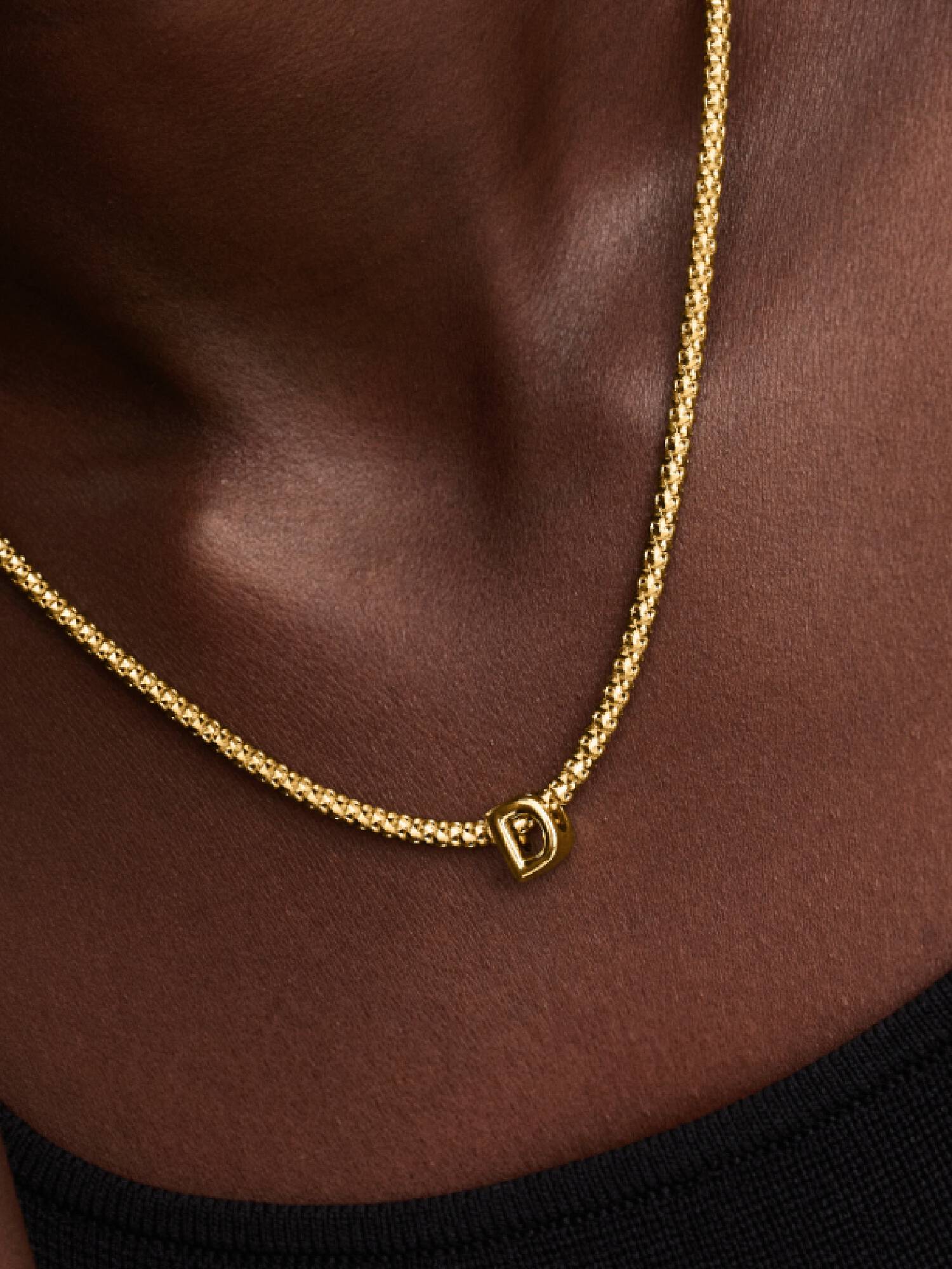 Mini Bokstaven D Alfabet Charm