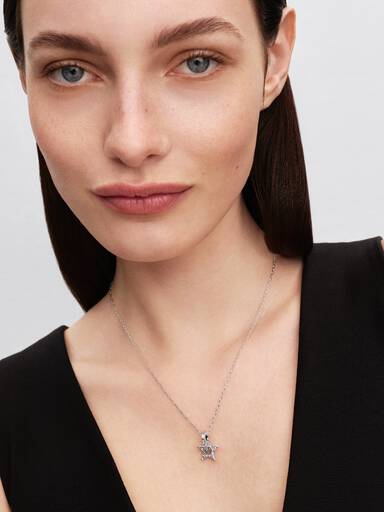Halskjede med Funklende Stella Openwork Anheng