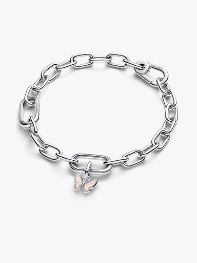 Pink Sommerfugl Mini Hengende Charm