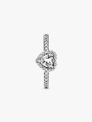 Elevated Heart ring
