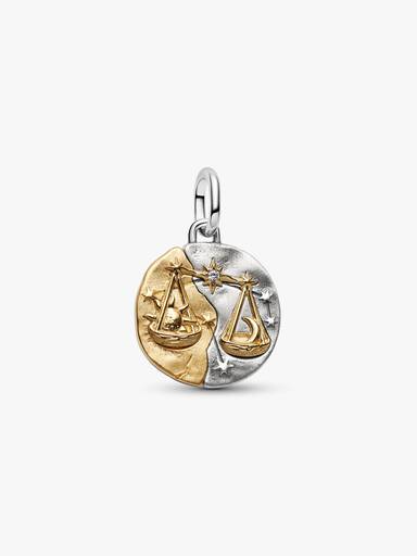 Stjernetegnet Vekten Medaljon Charm