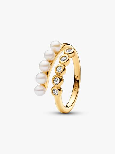 Behandlede Ferskvannskulturperler og Steiner Åpen Ring