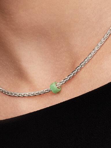 Grønn Murano Mini Charm