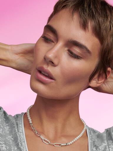 Pandora ME Halskjede med Behandlede Ferskvannskulturperler