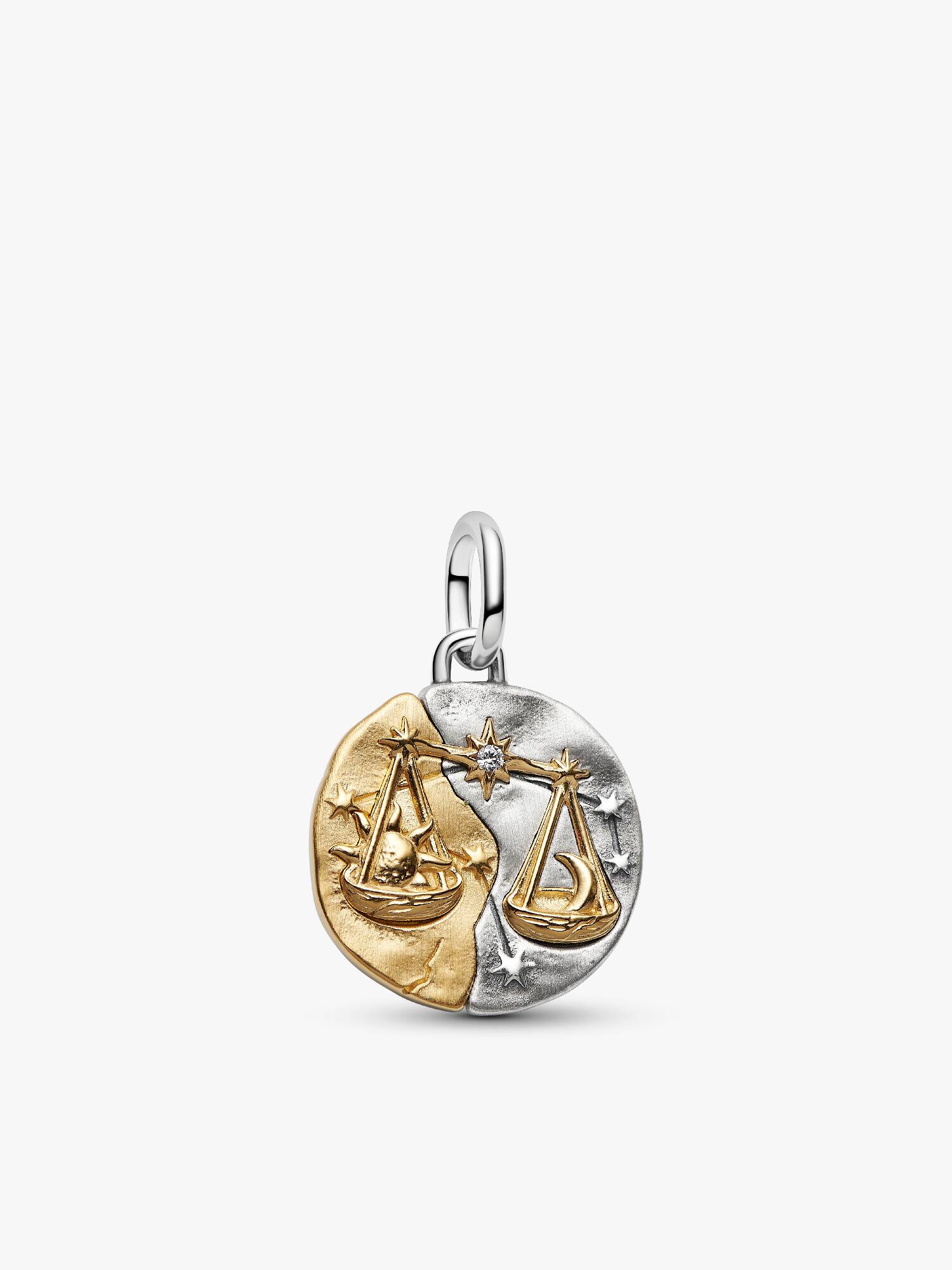 Stjernetegnet Vekten Medaljon Charm