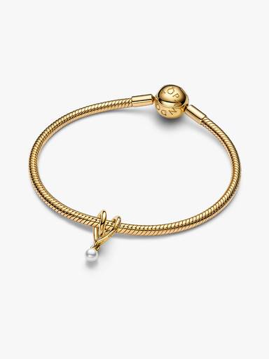 Omfavnet Hjerte Charm
