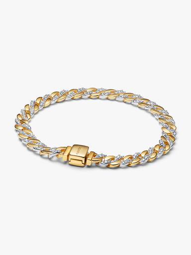 Tofarget Kubansk Kjede Armbånd