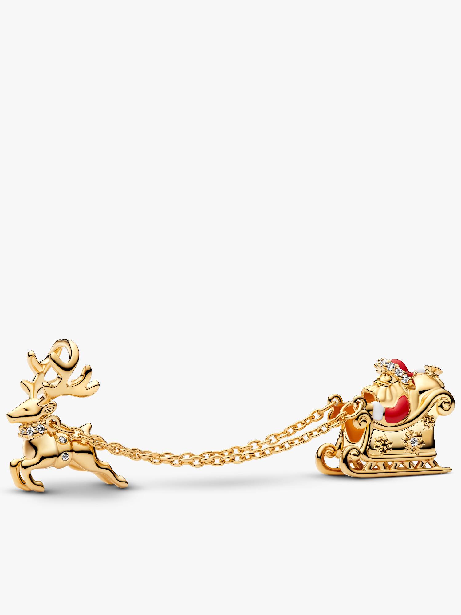 Julenissens Slede Dobbel Charm 