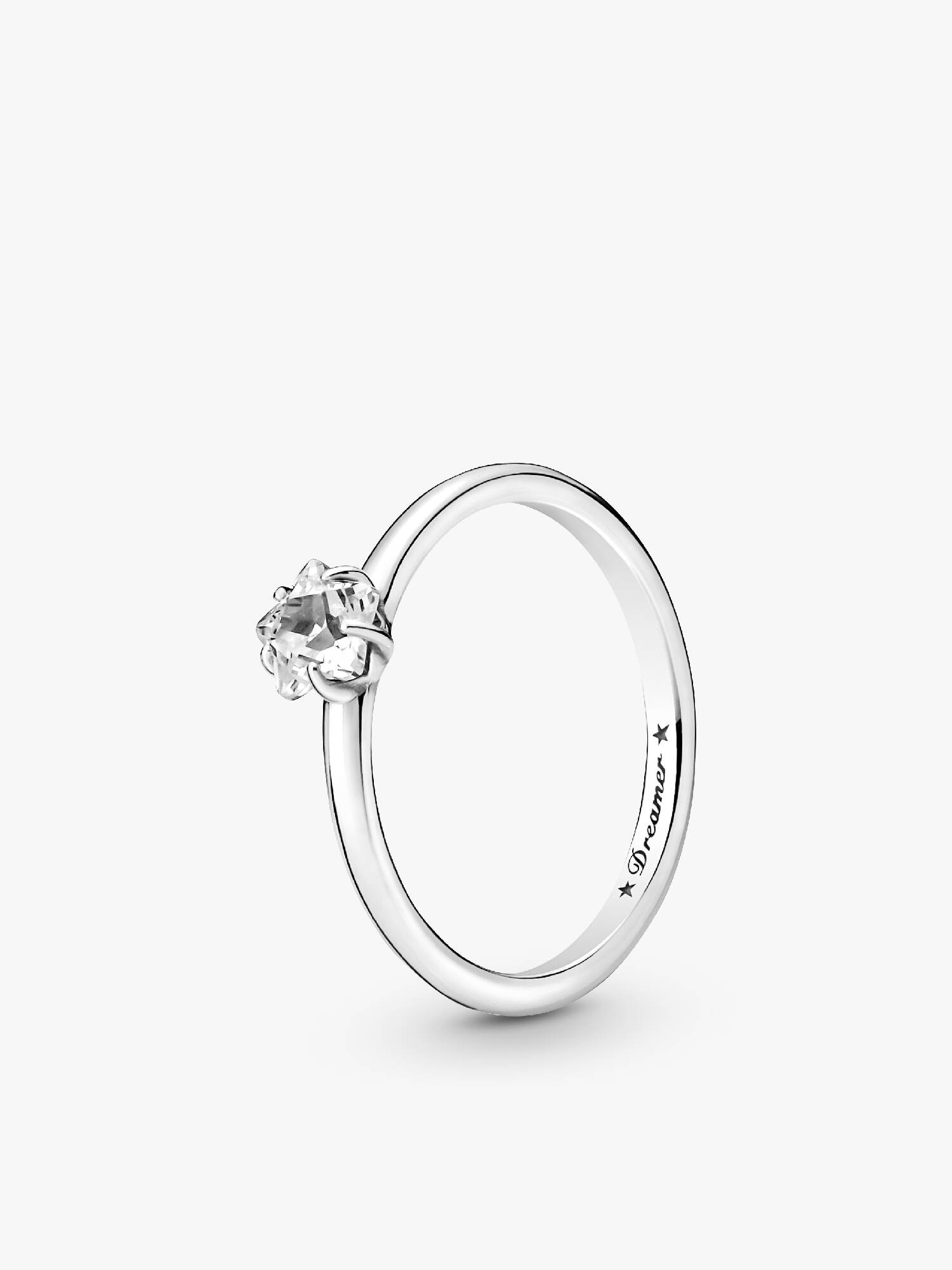 Himmelsk Funklende Stjerne Solitaire Ring