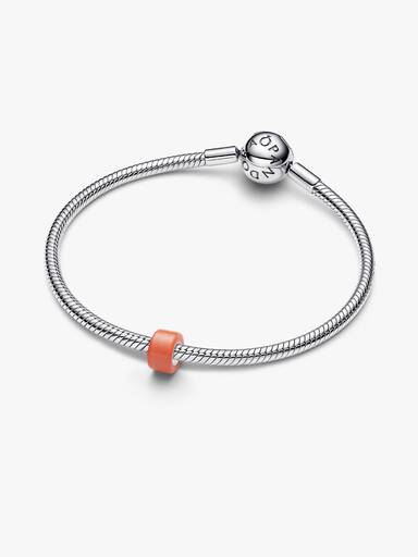 Oransje Muranoglass Mini Charm