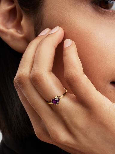 Disney The Nightmare Before Christmas Sally Lilla Hjerte Ring