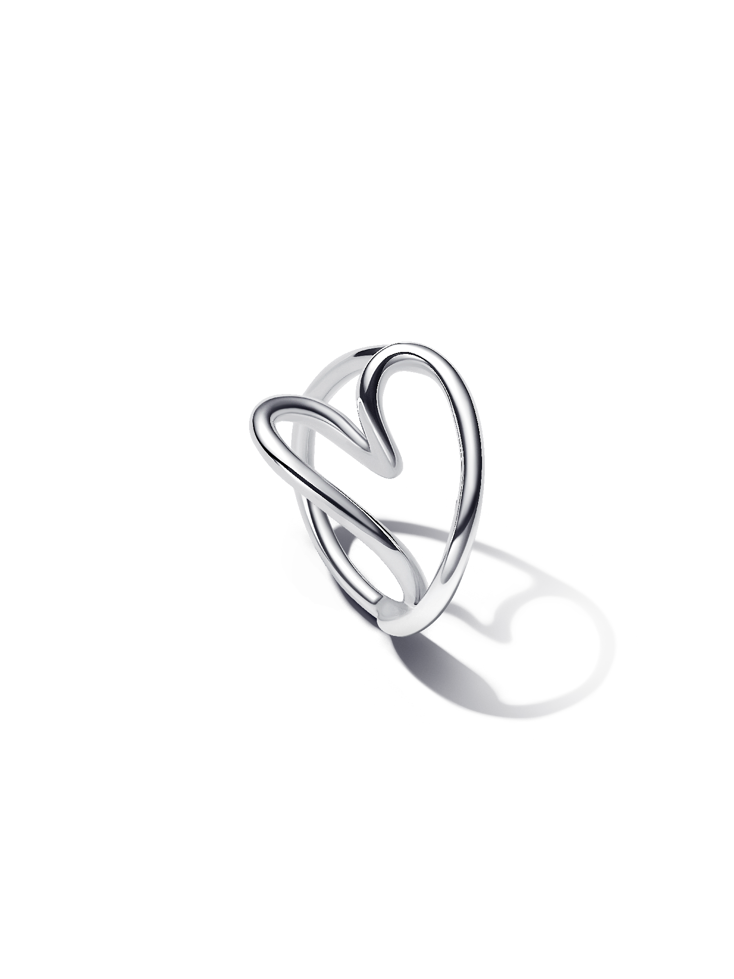Organisk Formet Hjerte Ring