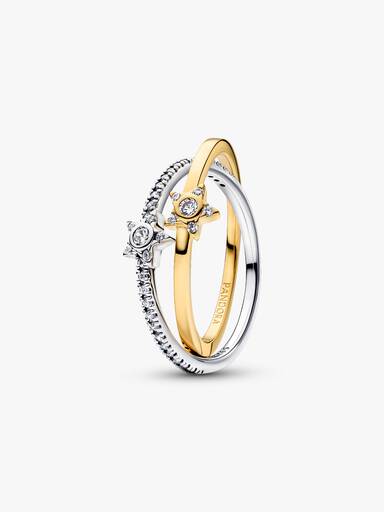 Funklende Stella Crossover Ring