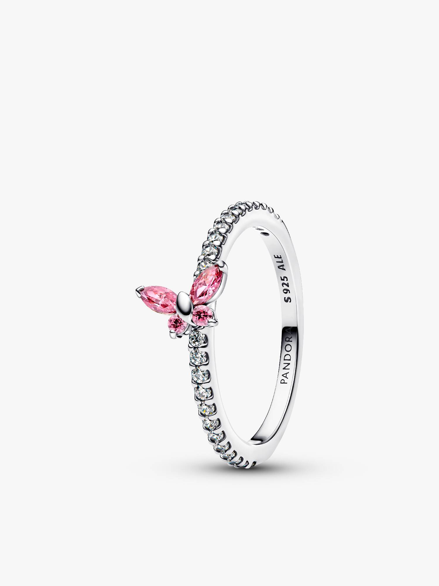 Glitrende Sommerfugl Ring