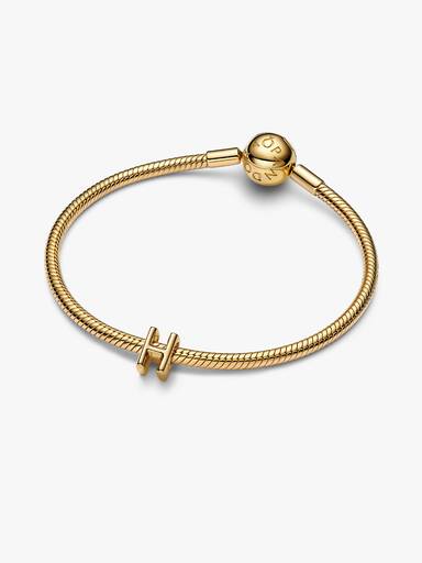 Mini Bokstaven H Alfabet Charm