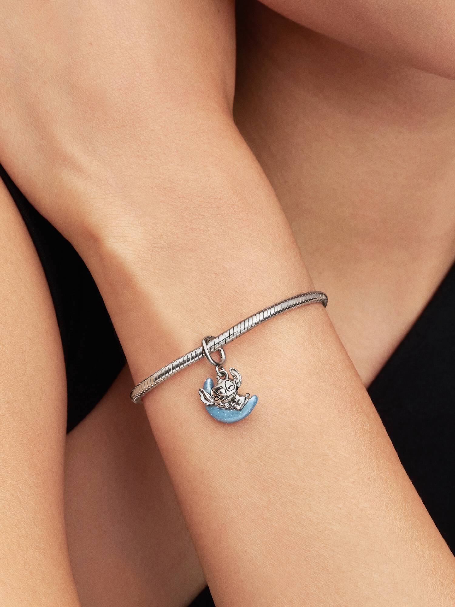Disney Stitch Selvlysende Måne Hengende Charm