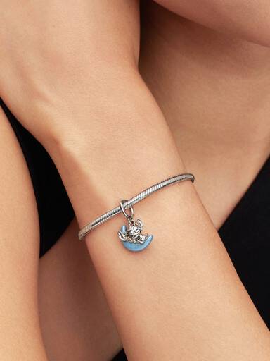 Disney Stitch Selvlysende Måne Hengende Charm