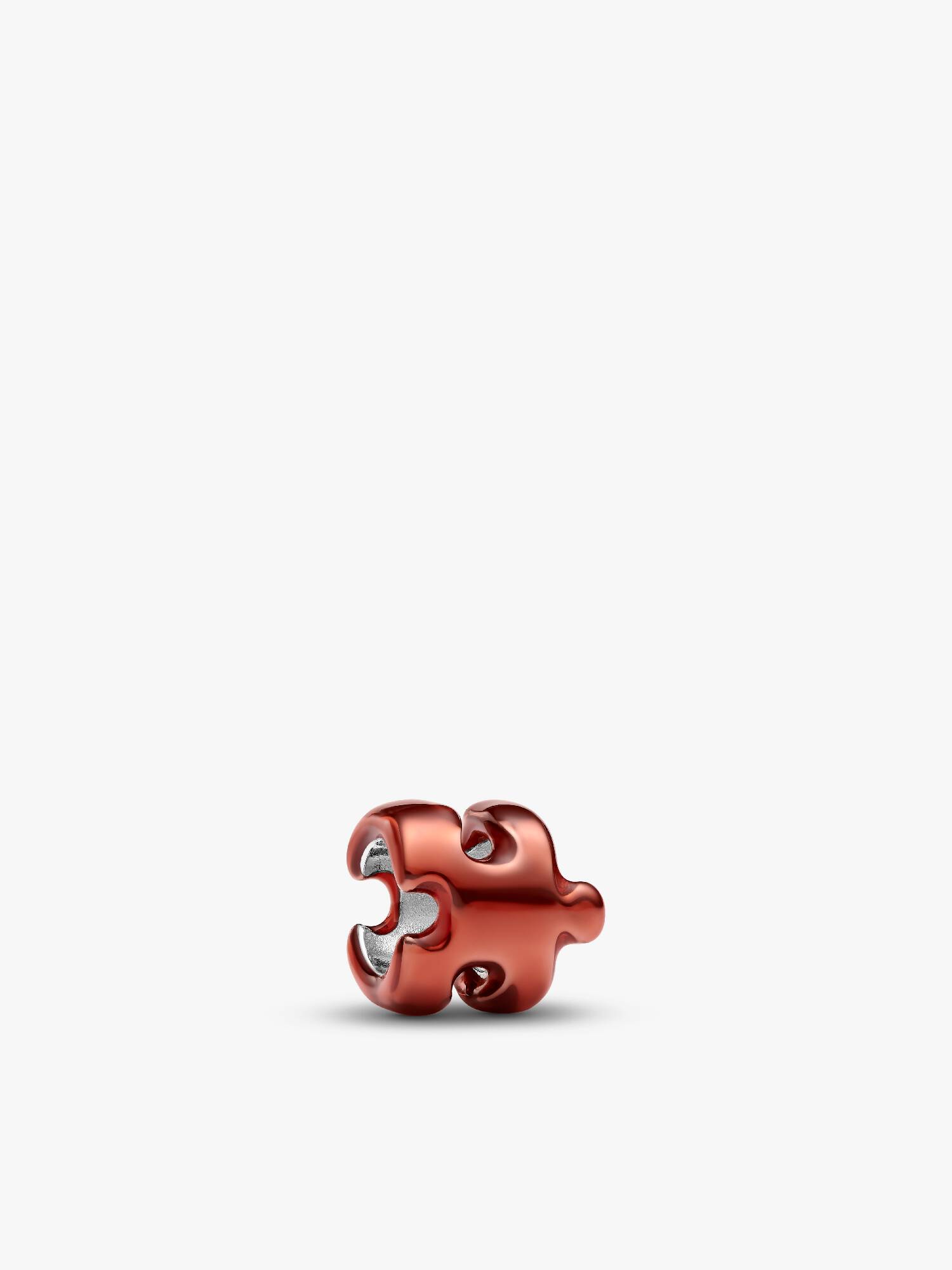 Oransje Puslespillbit Mini Charm