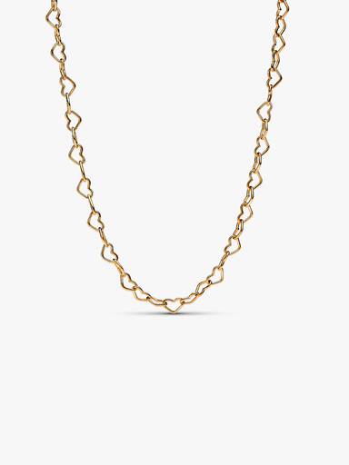 Koblede Hjerter Collier Halskjede
