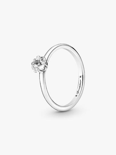 Himmelsk Funklende Stjerne Solitaire Ring