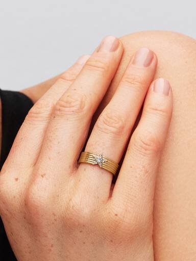 Funklende Stjerneskudd Bred Båndring