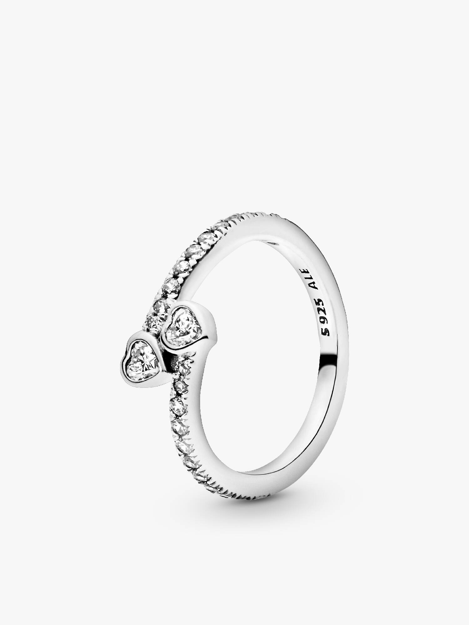 To Funklende Hjerter Ring
