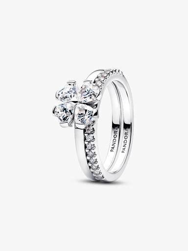 Funklende Kløver Delbar Ring