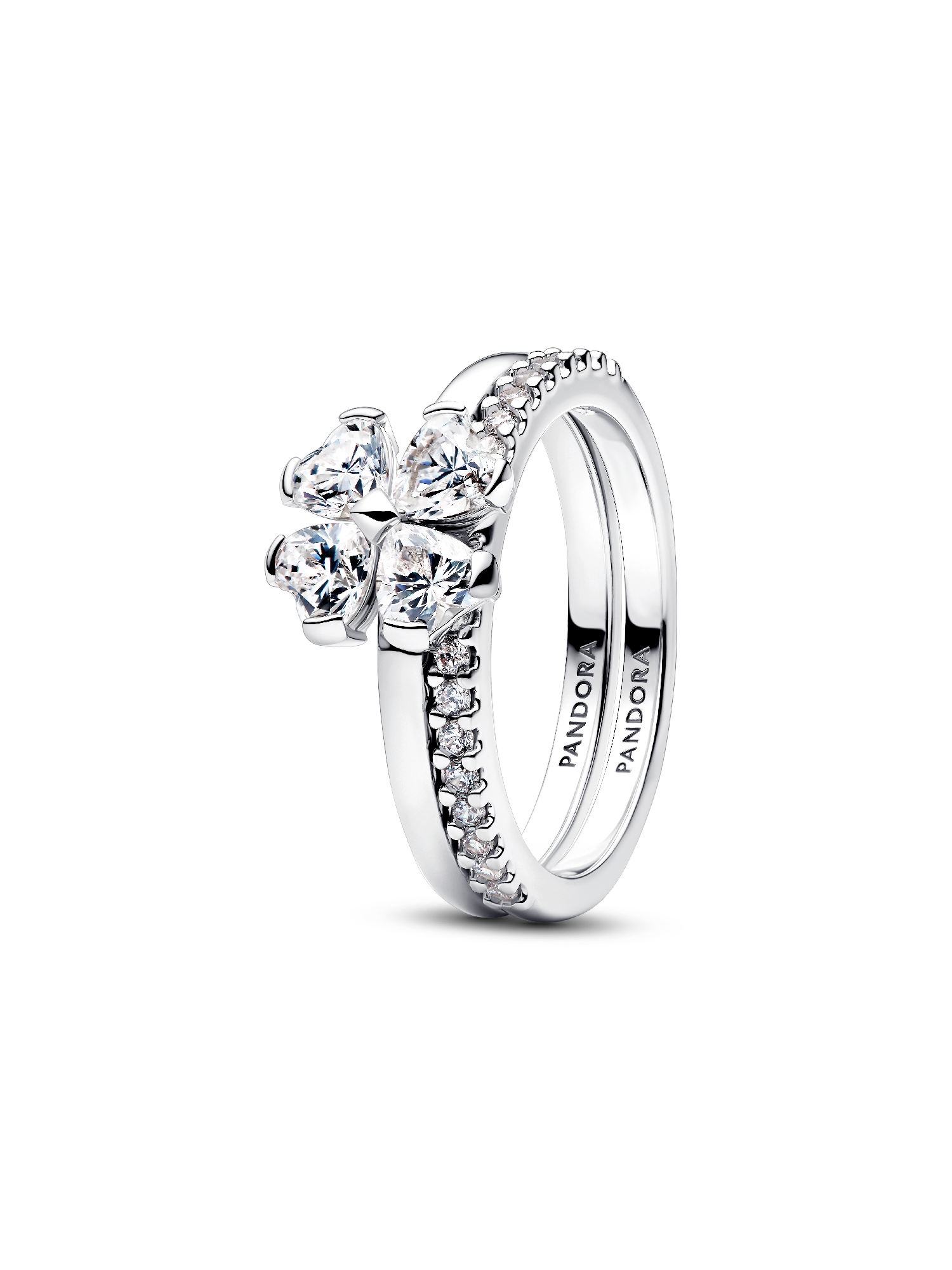 Funklende Kløver Delbar Ring