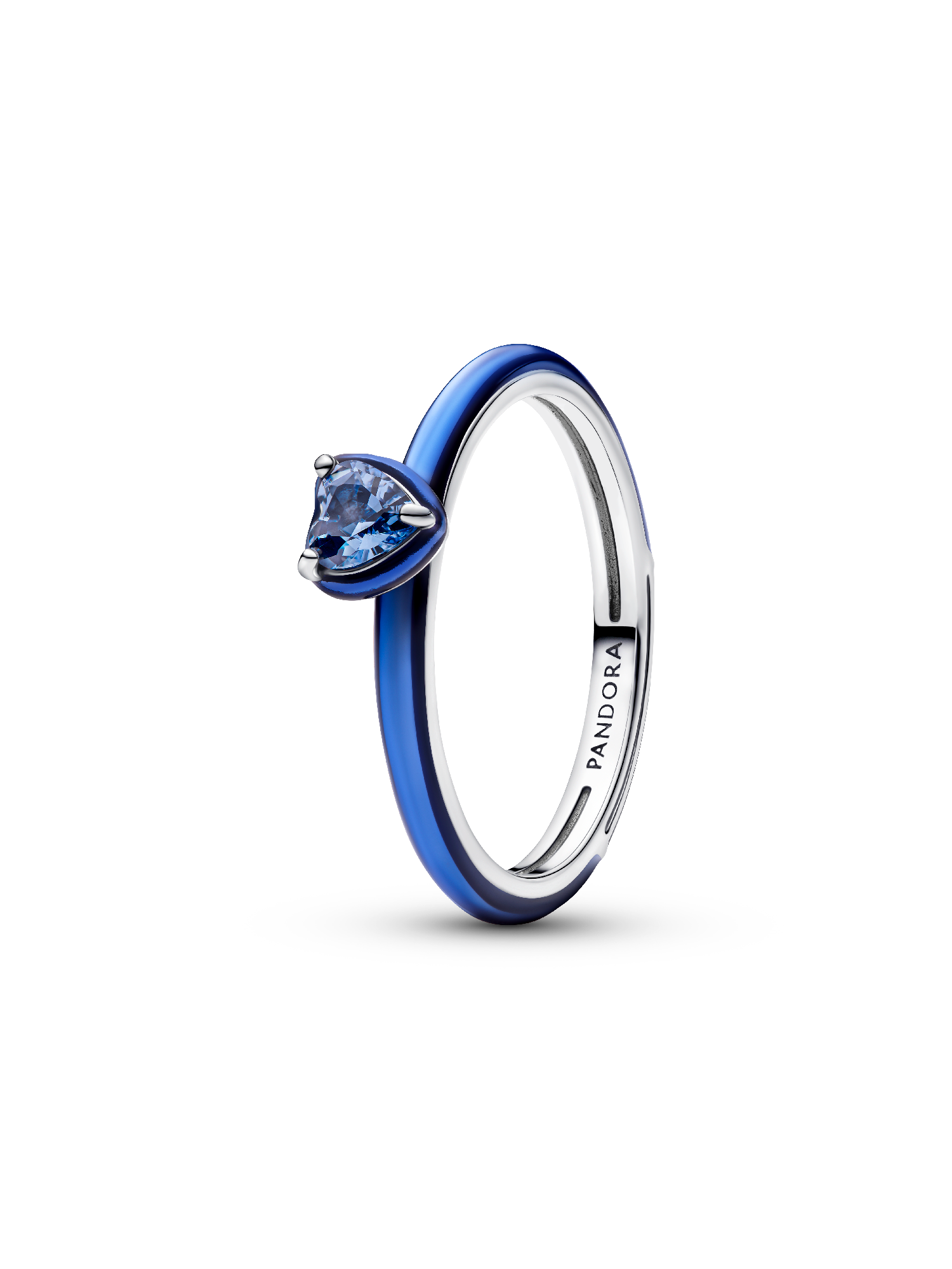 Blå Chakra Hjerte Ring