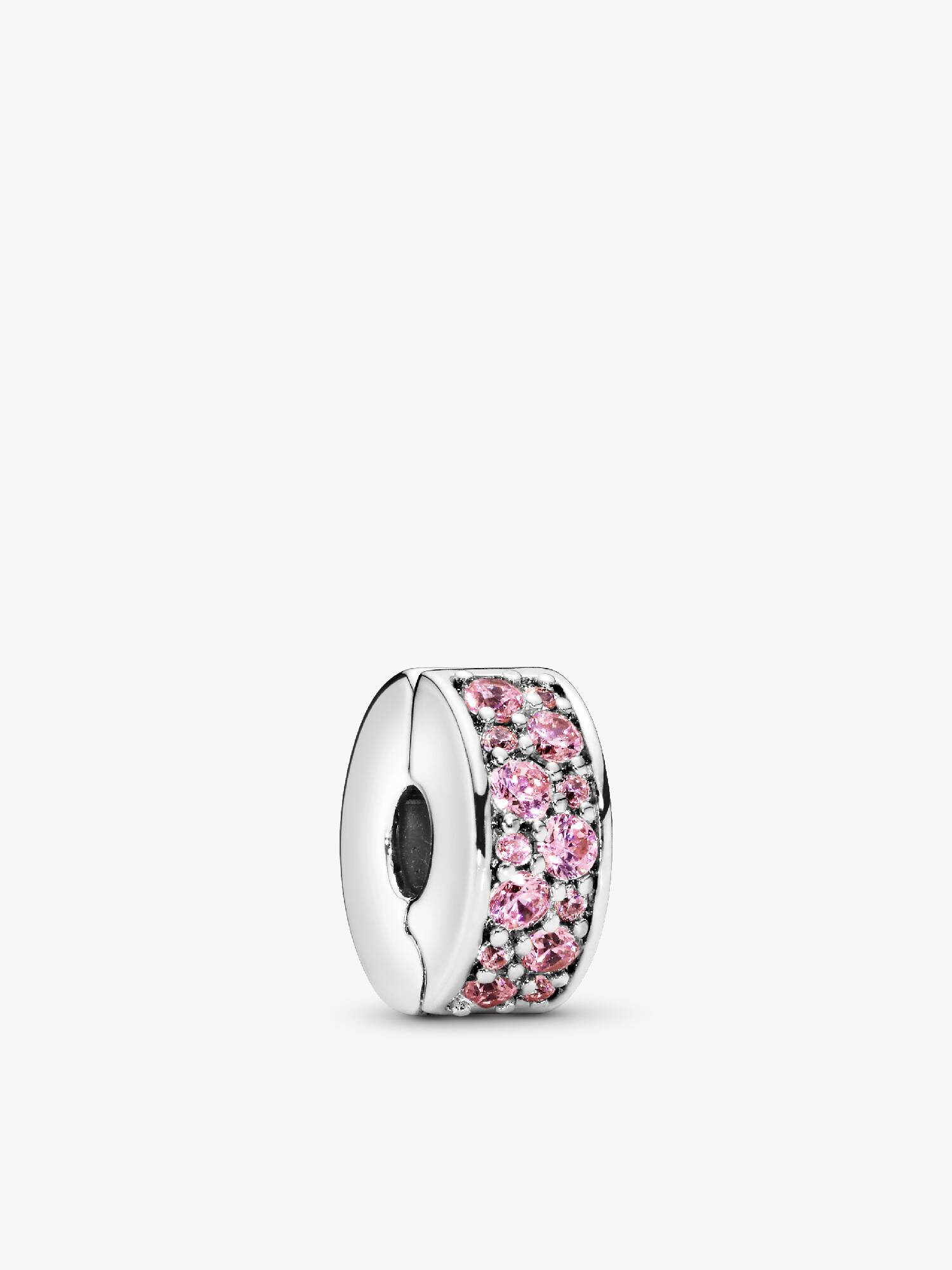 Rosa Pavé Klemmecharm