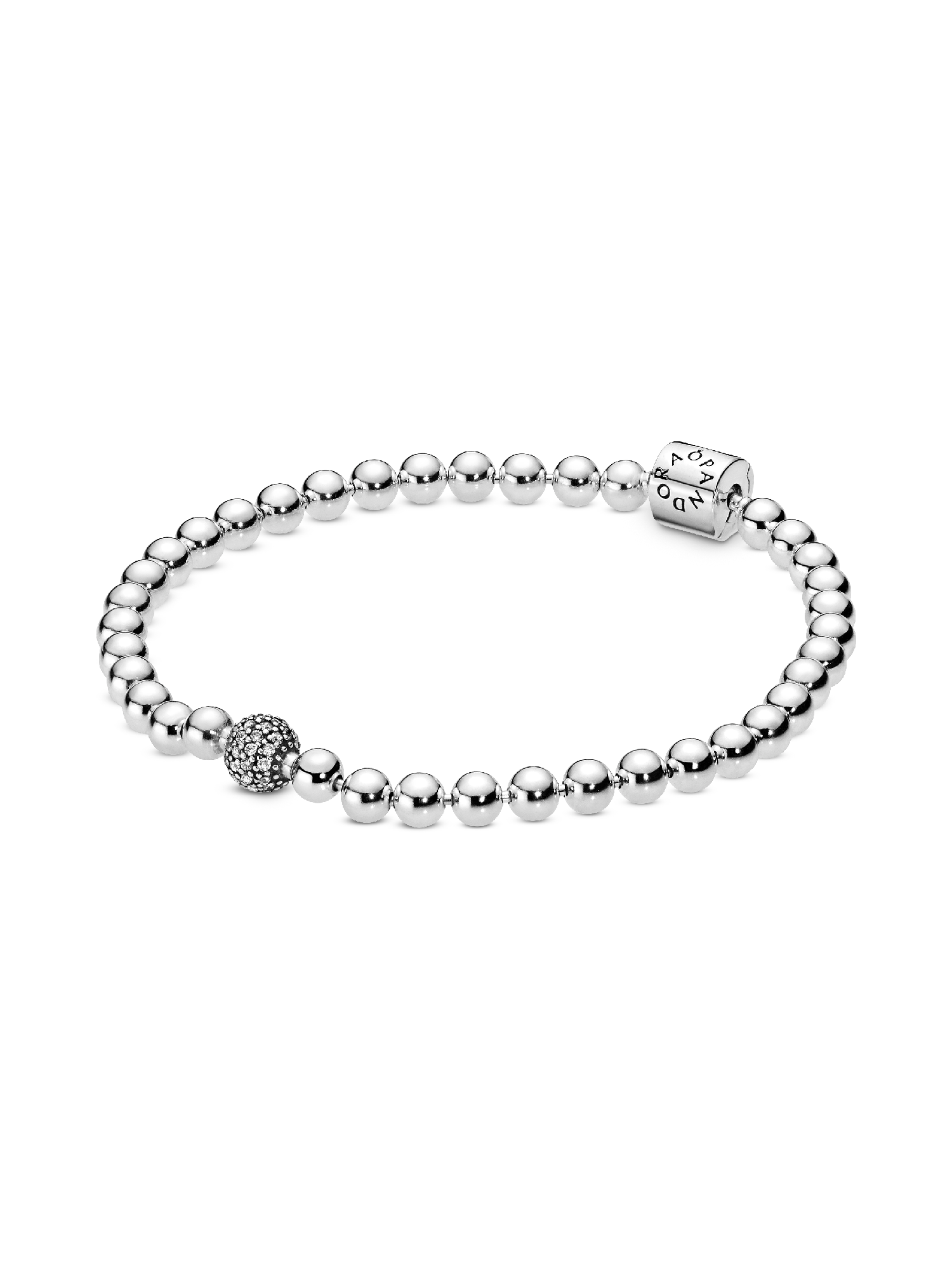 Beads & Pavé armbånd