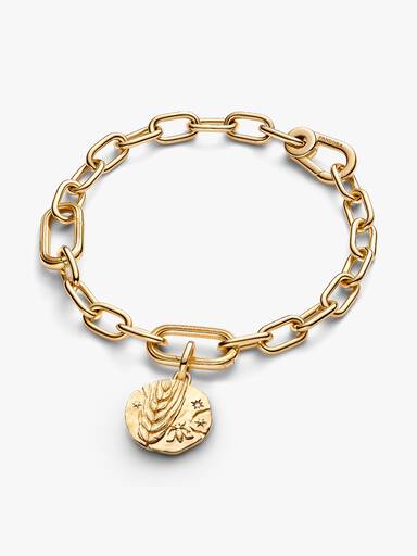 Hvete Medaljong Charm