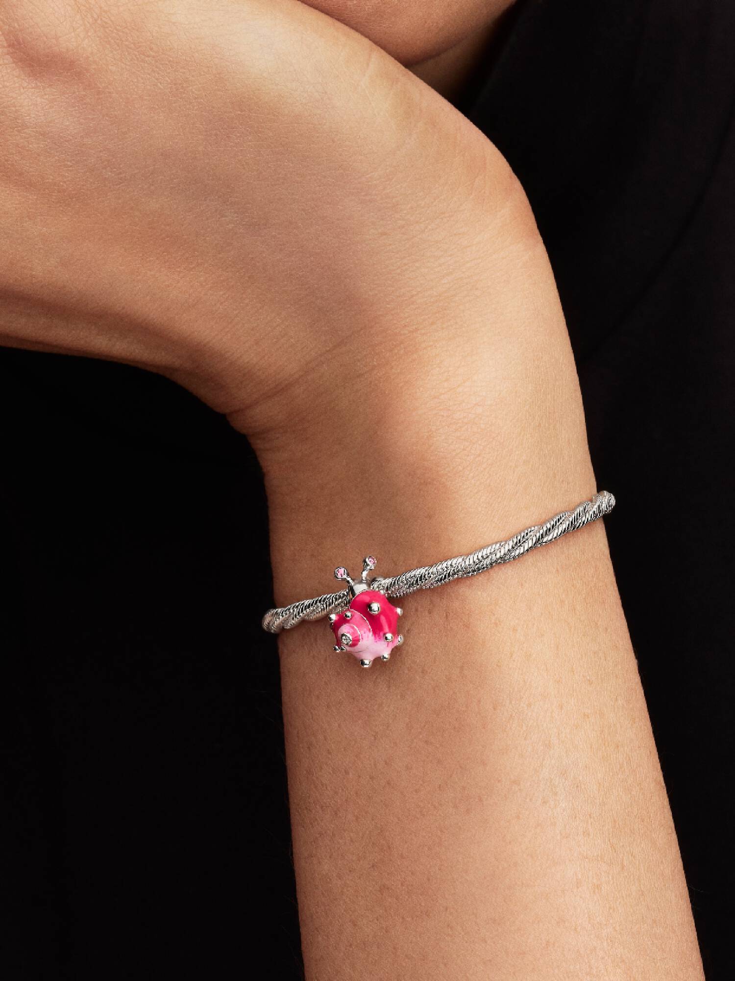 Pink Snegle Charm