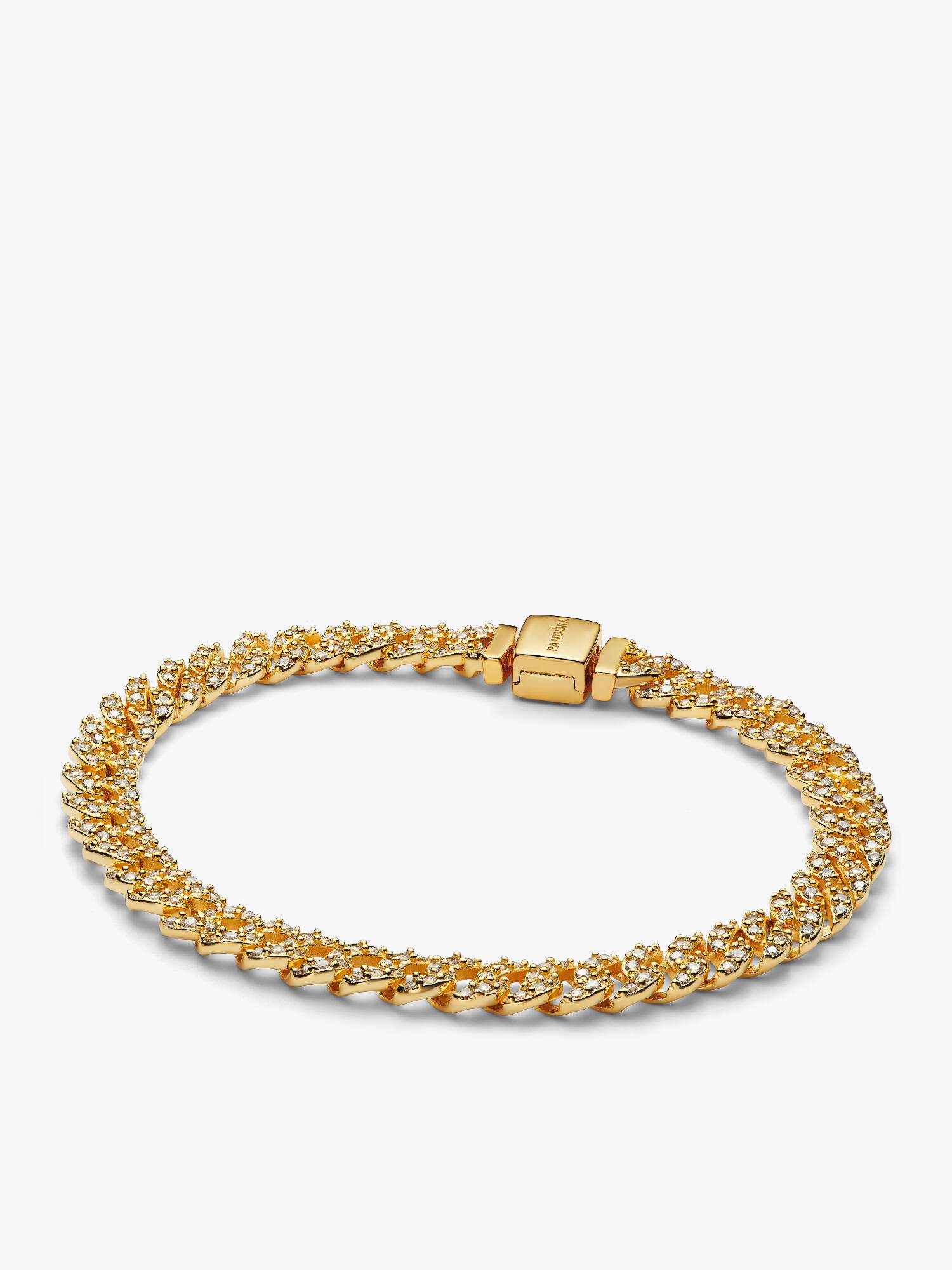 Pavé Cubansk Kjede Armbånd
