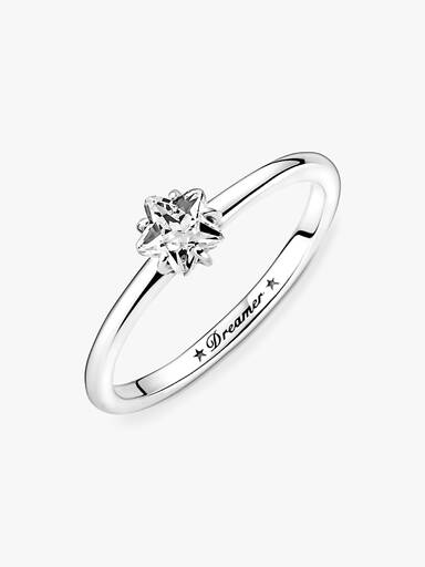 Himmelsk Funklende Stjerne Solitaire Ring