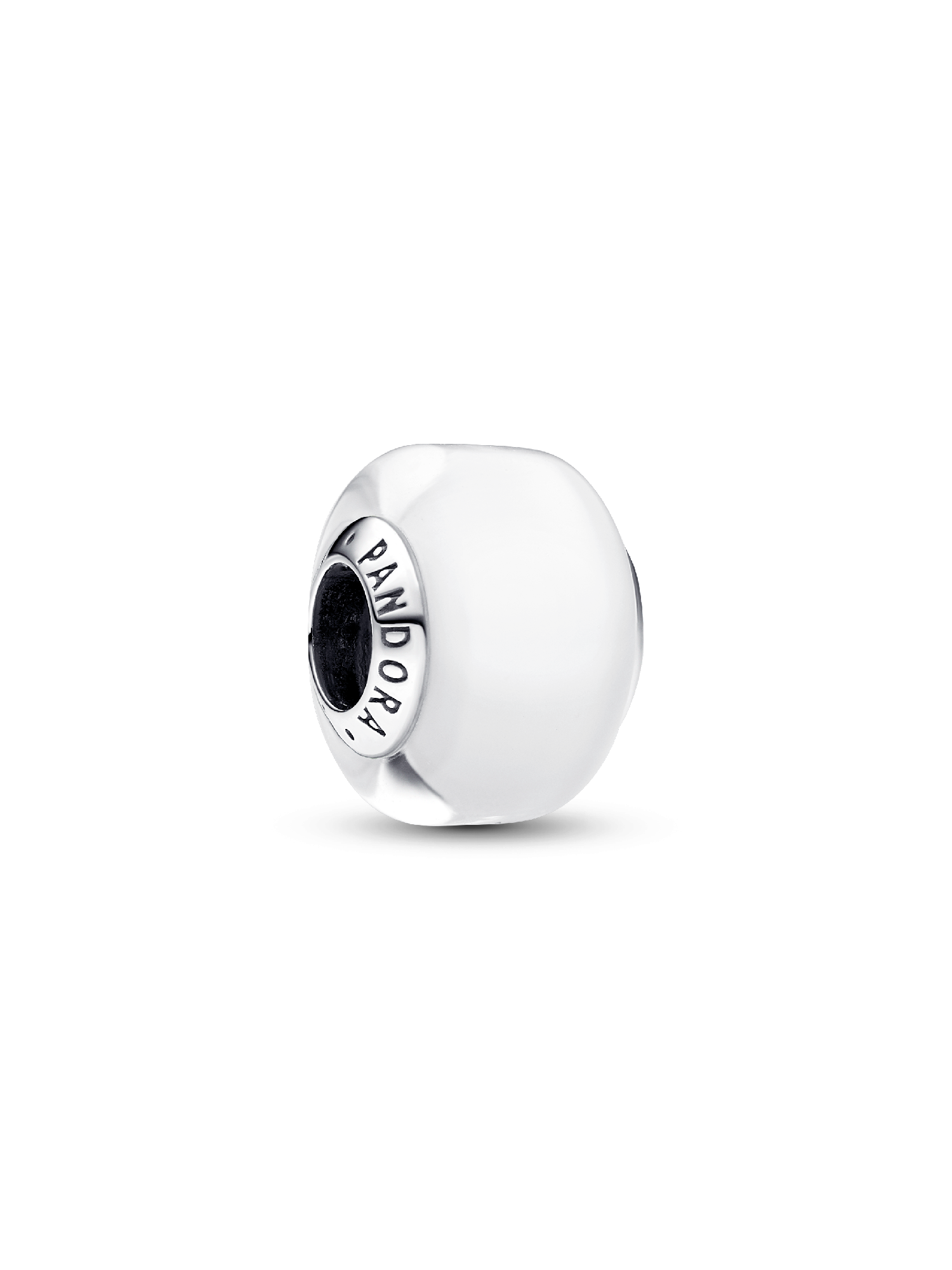Hvit Mini Muranoglass Charm