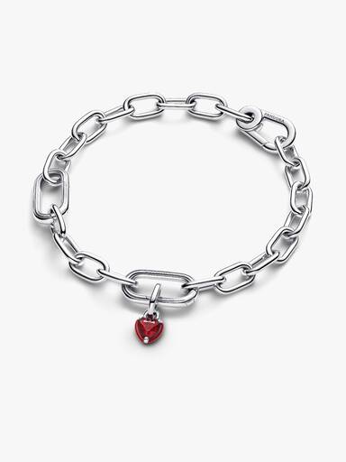 Mini Hengende Charm med Rødt Chakra Hjerte