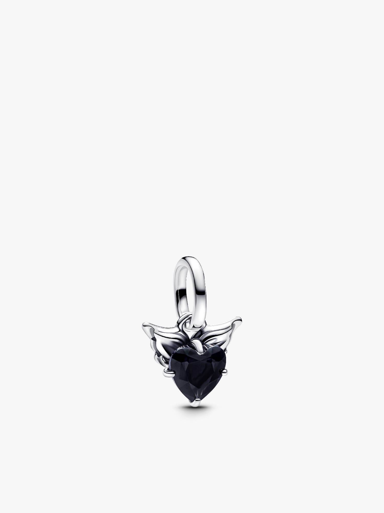 Hjerte med Vinger Mini Hengende Charm