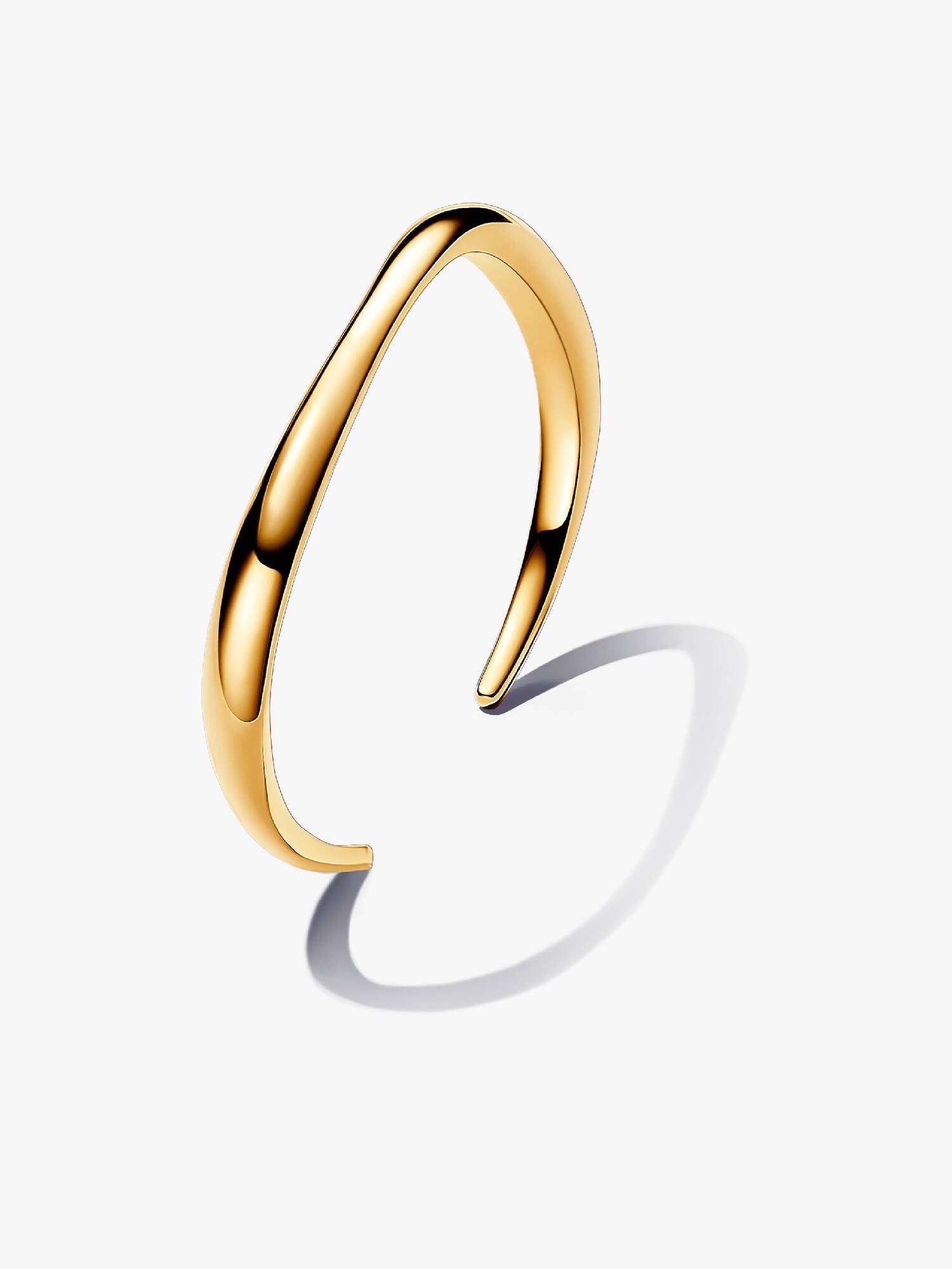 Organisk Formet Åpent Bangle