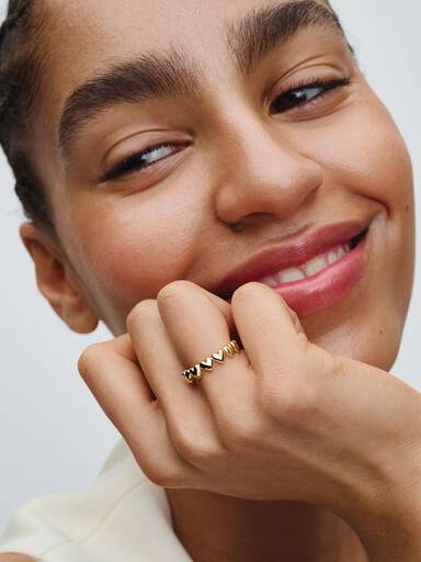 Rad med Hjerter Ring
