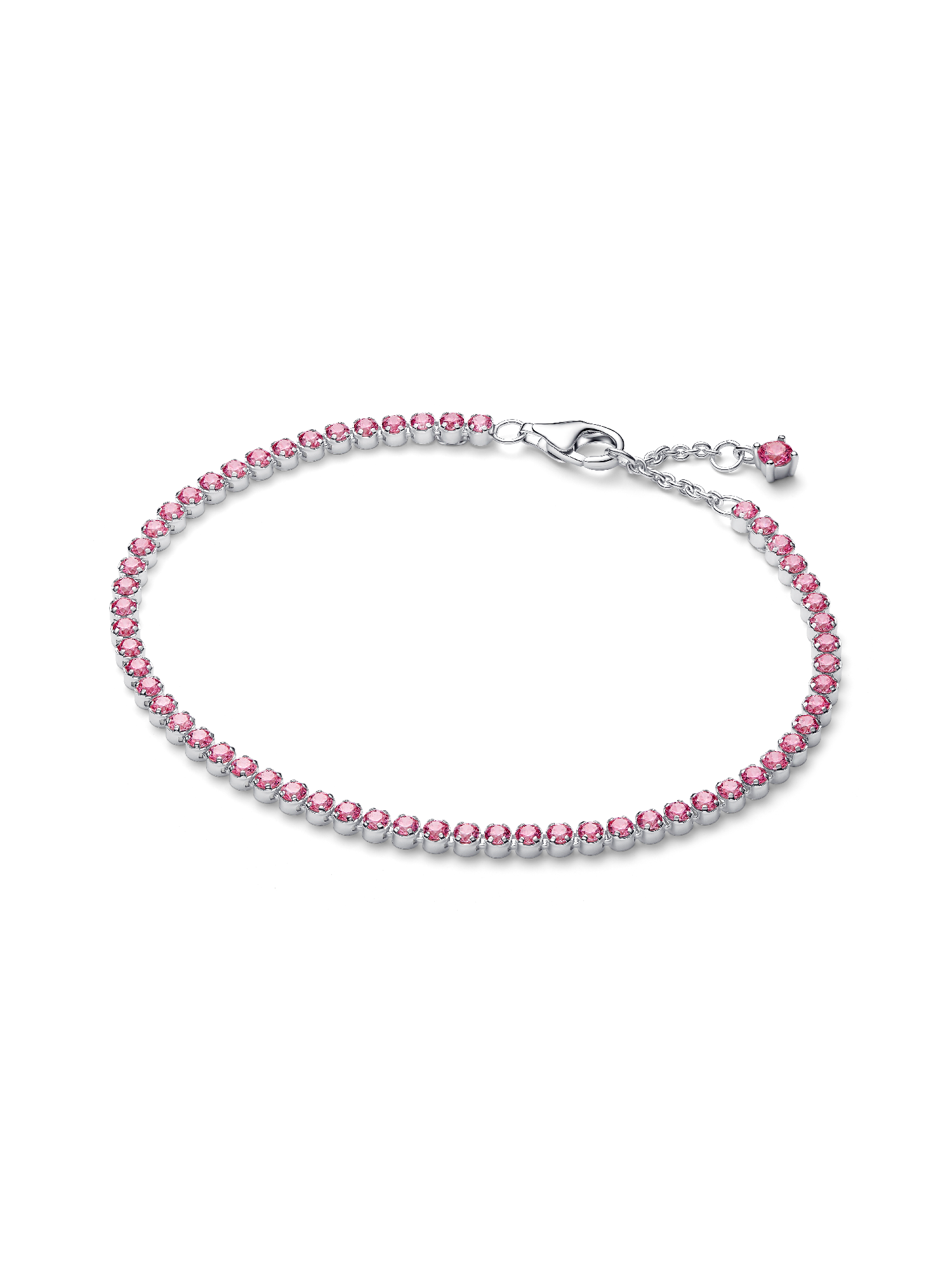 Rosa Lite Tennisarmbånd