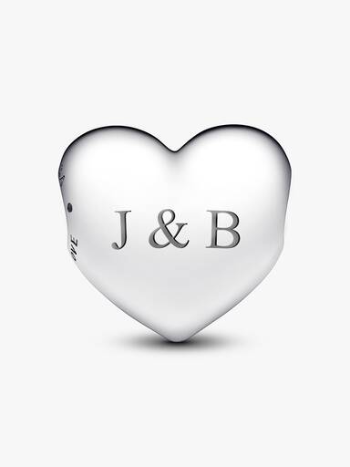 Be Love Inngraverbart Stort Hjerte Charm