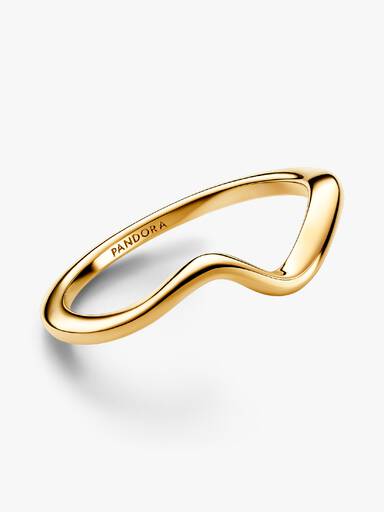 Polert Bølge Ring