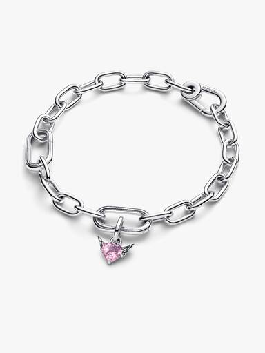 Hjerte med Vinger Mini Hengende Charm