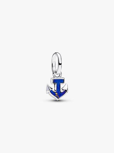 Blått Anker Mini Hengende Charm