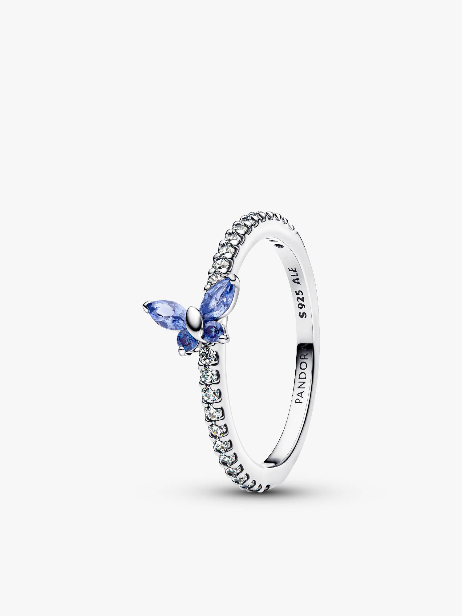 Glitrende Sommerfugl Ring