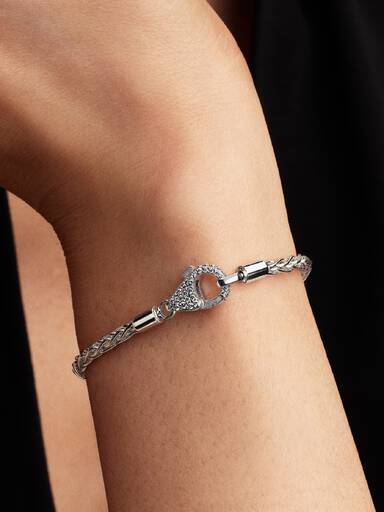 Pavélås Foxtailkjede Charm Armbånd