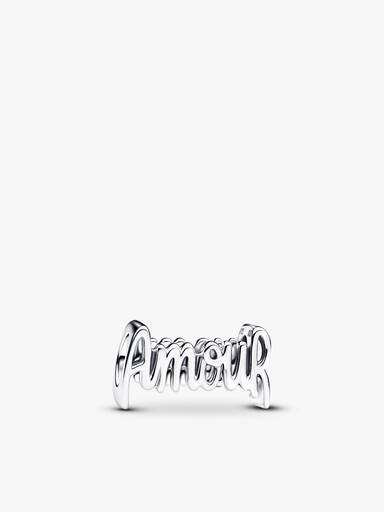 Amour og Hjerte Hengelås Armbånd Sett