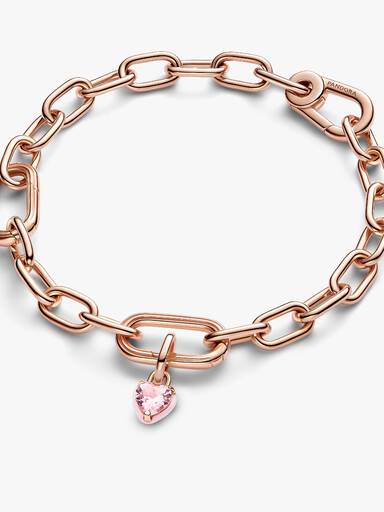 Pandora ME Rosa Chakra Hjerte Mini Hengende Charm
