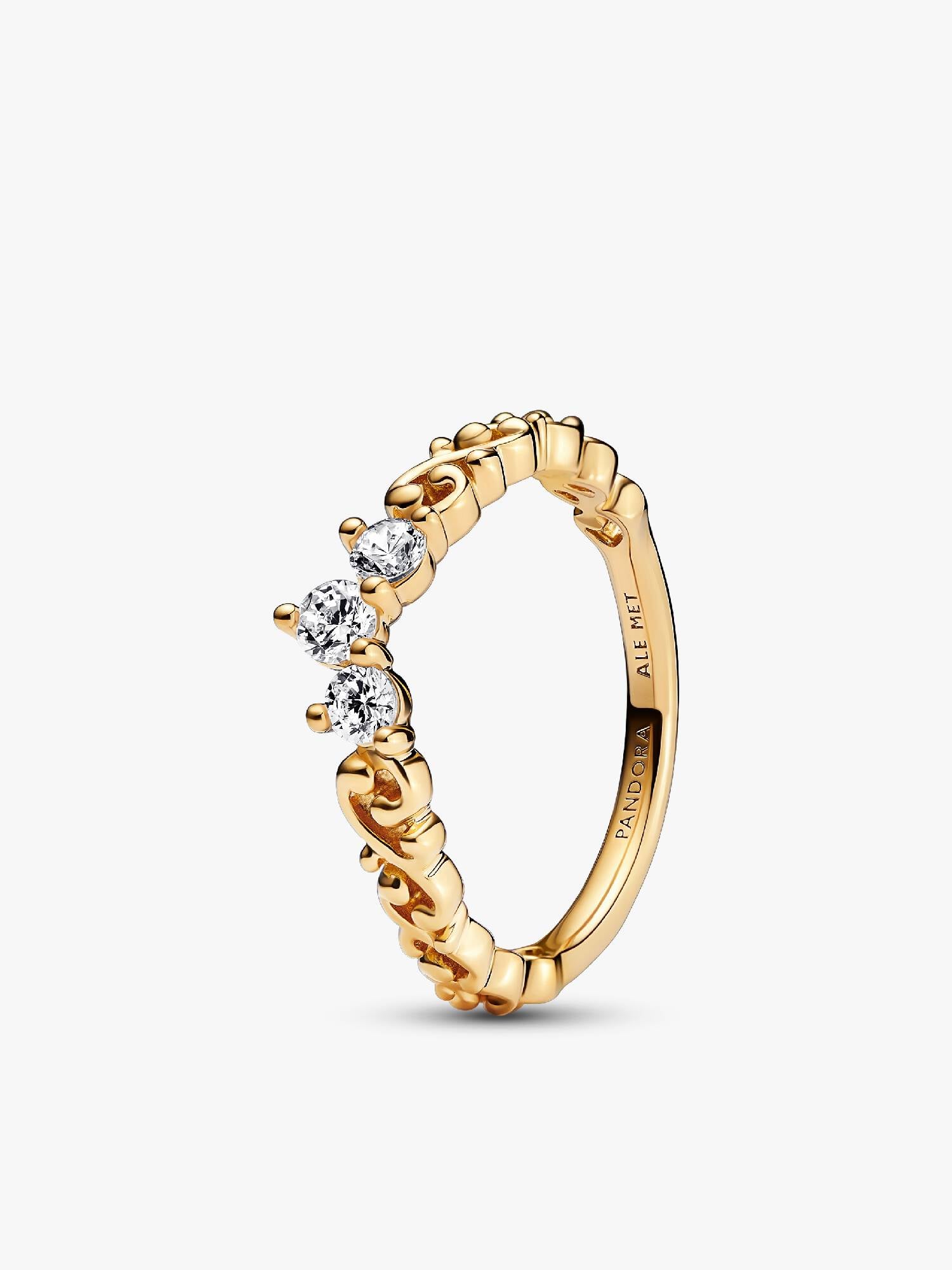 Kongelig Virvel Tiara Ring